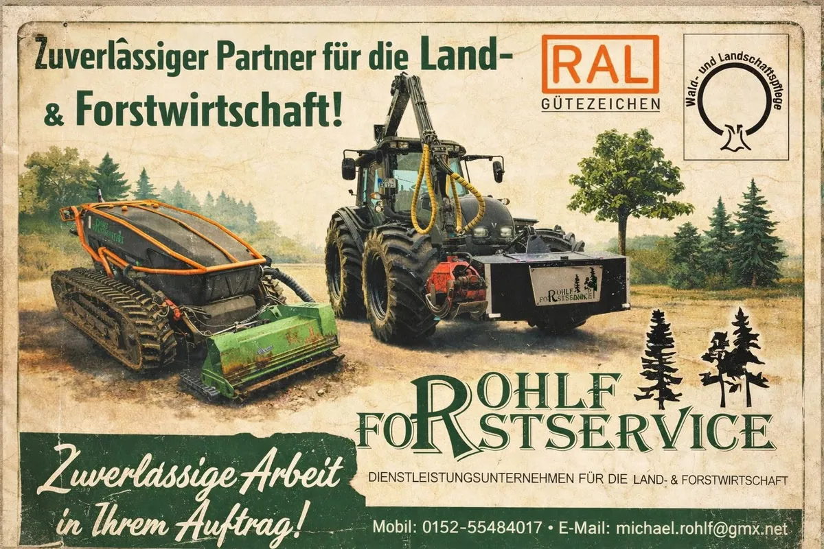 Der Maschinenpark von Rohlf Forstservice (1)