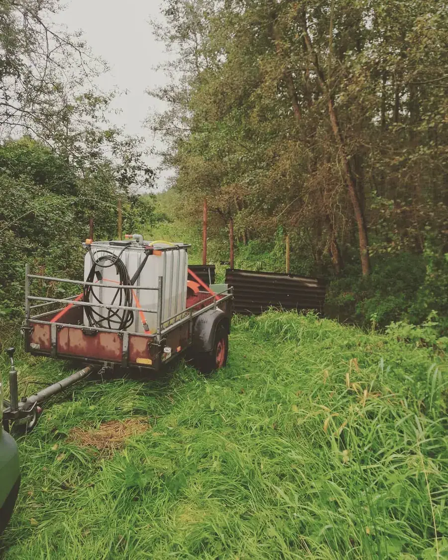 Holzernte und Rückearbeiten mit dem Kranschlepper (41)