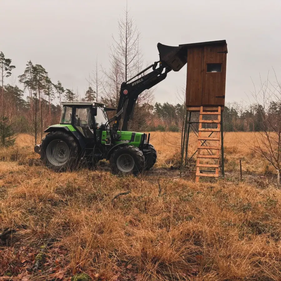 Jagdkanzeln aufbauen — Rohlf Forstservice